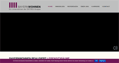 Desktop Screenshot of bayern-wohnen.de
