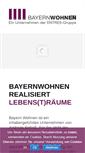 Mobile Screenshot of bayern-wohnen.de